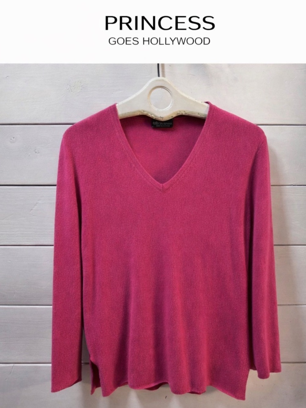 PRINCESS GOES HOLLYWOOD – 100% Cashmere Sweater (Size 38)